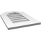 Ekena Millwork Octagonal Top Surface Mount PVC Gable Vent w/ 3-1/2"W x 1"P Standard Frame, 16"W x 24"H GVPOT16X2401SN - alternate 4